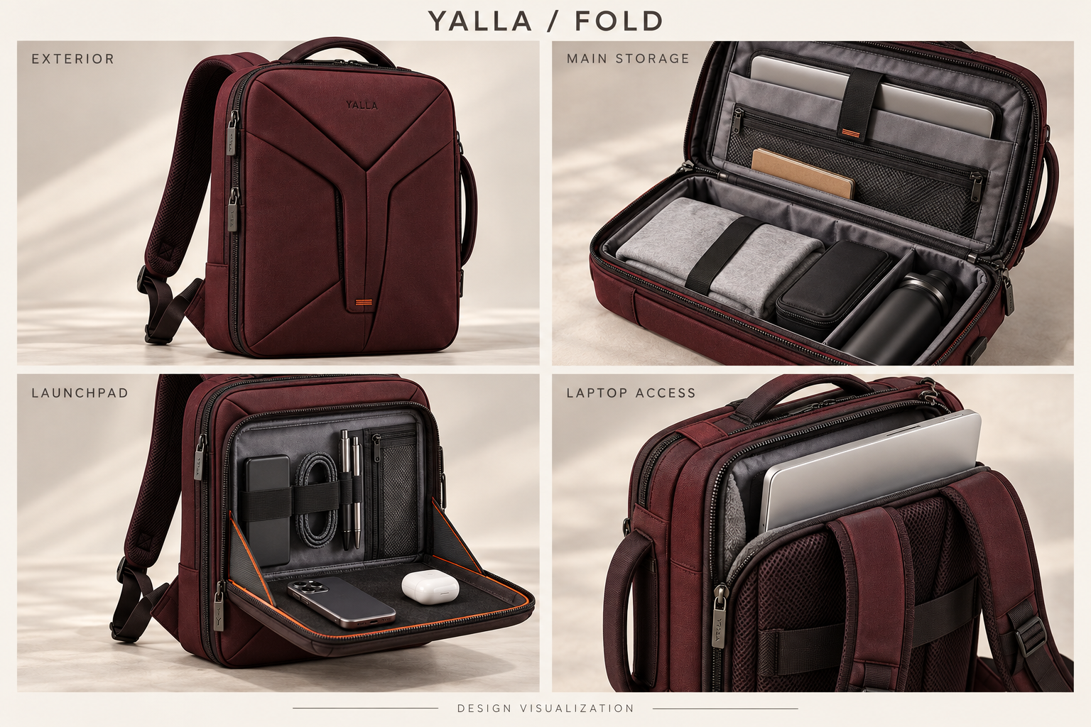 YALLA Fold: exterior design